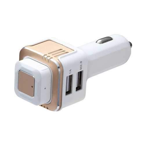 TL20 V4.0 Bluetooth Wireless Headset with Oxygen Bar Car Dual USB Charger