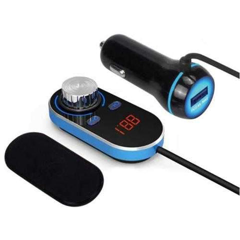 Car Bluetooth Fm Transimittervs Hands Free Kit LCD USB Car Charger For Iphone Samsung