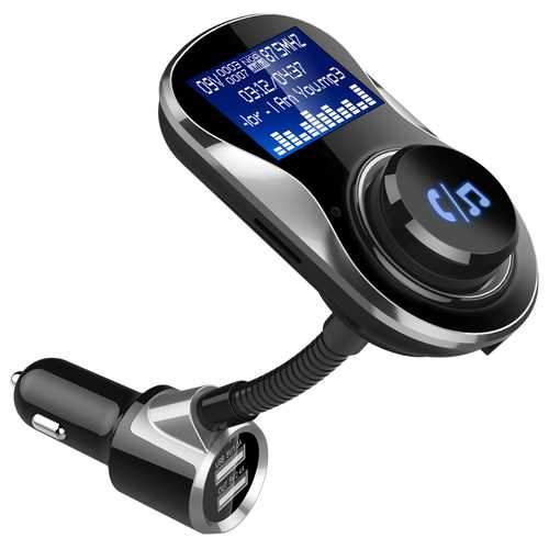 BC26 Bluetooth Car Kit Handsfree Wireless FM Transmitter Modulator Car Charger