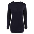 Trendy Hooded Long Sleeve Solid Color Hoodie For Women - Cadetblue Xl