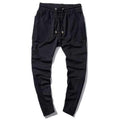 Pocket Mesh Panels Sweatpants - Black 28
