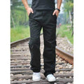 Muti-pocket Zip Casual Cargo Pants - Black 34