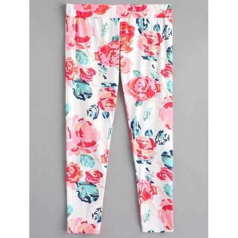 Rose Sleep Pants - Pink S