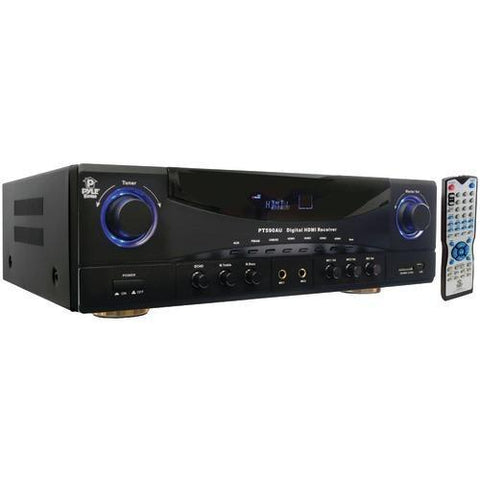 Pyle Home 5.1-channel&#44; 350-watt Amp Receiver With 3d Pass-through (pack of 1 Ea)