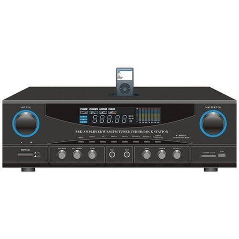 Pyle Home 500-watt Stereo Receiver With Ipod Dock (pack of 1 Ea)
