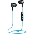 Naxa Bluetooth Isolation Earbuds With Microphone &amp; Remote (blue) (pack of 1 Ea)