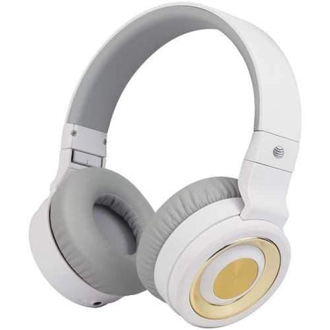 At&amp;amp;t Pbh20 Stereo Over-ear Headphones With Bluetooth (white) (pack of 1 Ea)