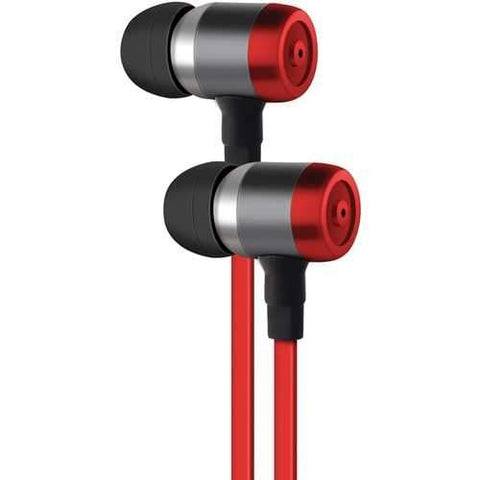At&amp;amp;t Pe50 In-ear Stereo Earbuds With Microphone (red) (pack of 1 Ea)