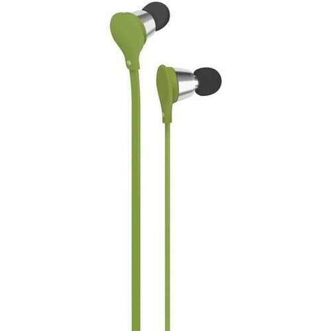 At&amp;amp;t Jive Noise-isolating Earbuds With Microphone (green) (pack of 1 Ea)