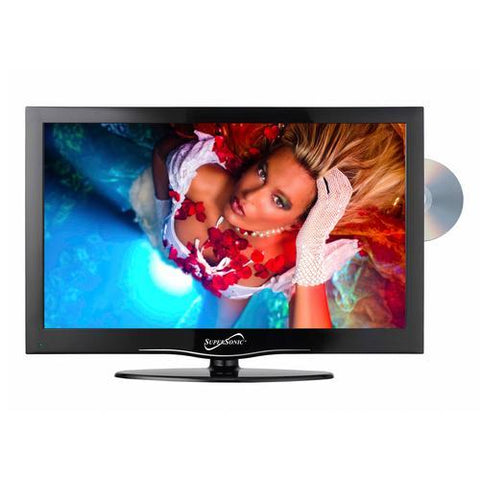 Supersonic 19&rdquo; LED HDTV with DVD, USB/SD, HDMI INPUTS