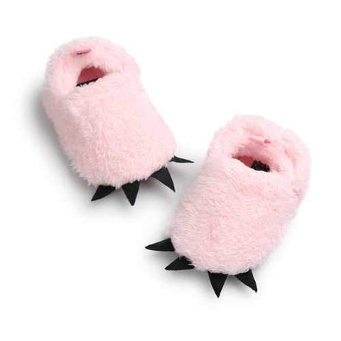 Animal Warm Slip On Shoes For 0-24M