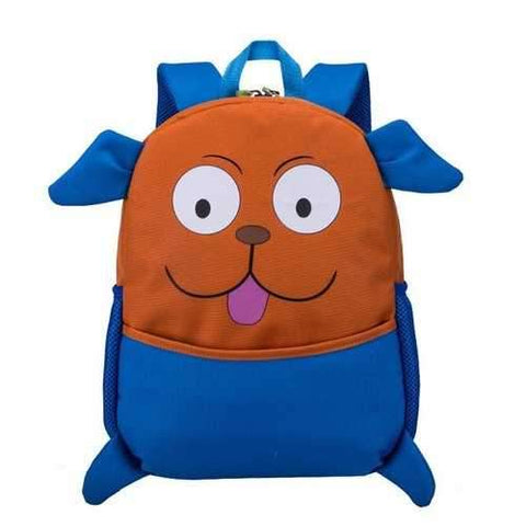 Kids Cute Animal Rubber Backpack Cartoon Schoolbag Retro Shoulder Bag
