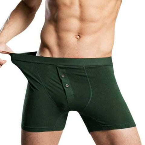 Sport Breathable Cotton Soft Compression Underwear Opening U Convex Boxer Briefs for Men