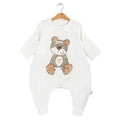 TUBENG Cute Baby Straddle Long Sleeve Crawling Rompers Sleeping Bag