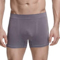 Antibacterial Copper Ion Line Bamboo Fiber Breathable Boxer Briefs for Men
