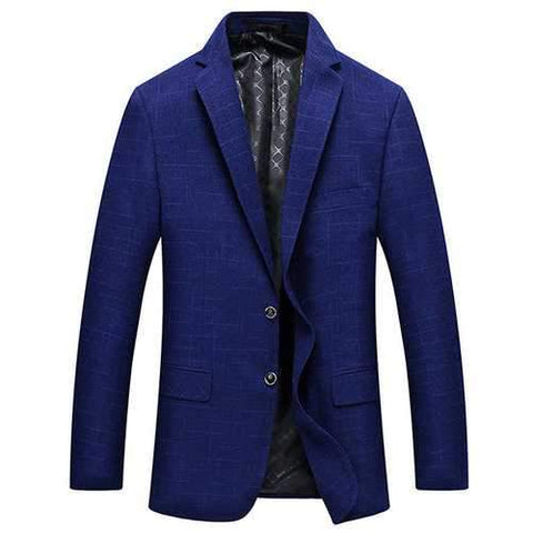 Slim Fit Business Casual Lapel Collar Chest Pocket Suit