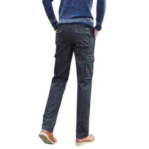 Inside Fleece Pockets Straight Jean