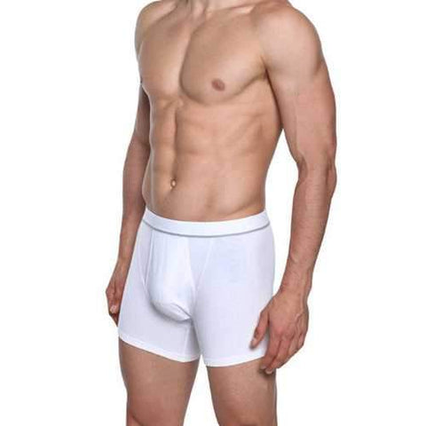 Mens Sexy Front Opening Compresion Long Boxers