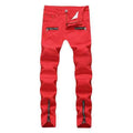 Mens Zipper Jeans