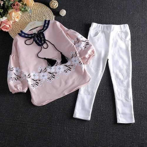 Girls Clothing Sets T-shirt + Pants