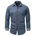 Striped Patchwork Dress Shirts