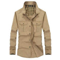 Cargo Chest Pockets Loose Shirts