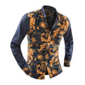 Patchwork Design Printing Shirt