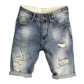 Loose Vintage Hole Ripped Short Jean
