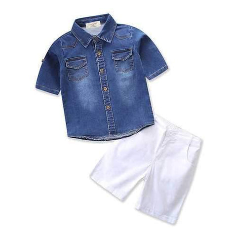 2pcs Infant Boys Short Clothing Sets