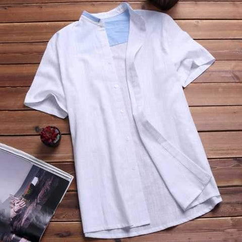Pure Color Loose Shirt