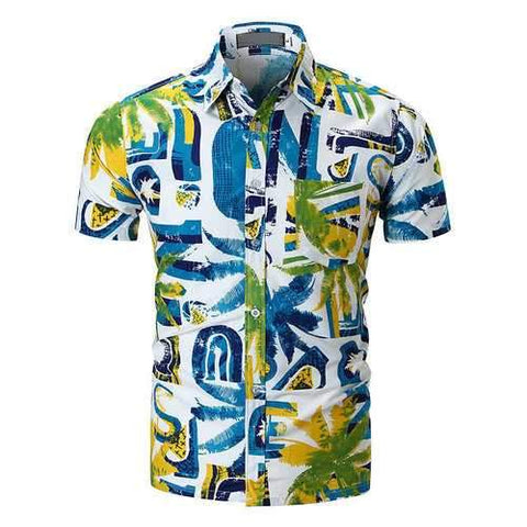 Slim Fit Hawaiian Shirt