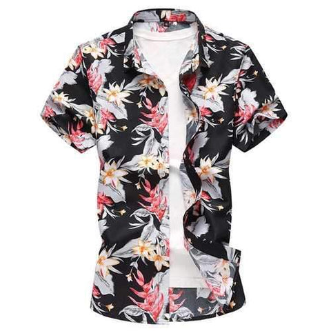 Men Summer Printing Shirt