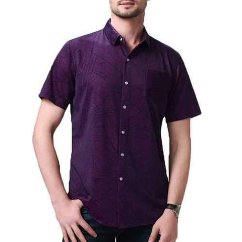 Men Mulberry Silk Thin Shirt