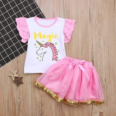 Animal Toddlers Girls Clothing Set