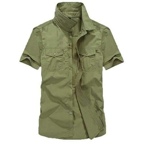 Mens Military Breathable Work Shirts