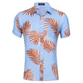 M-2XL Palm Printing Short Sleeve Short