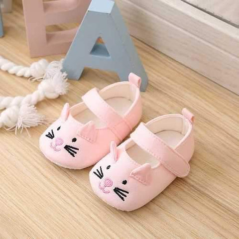 Cat Baby Girls Shoes For 0-24M
