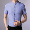 Stripes Printing Slim Shirts