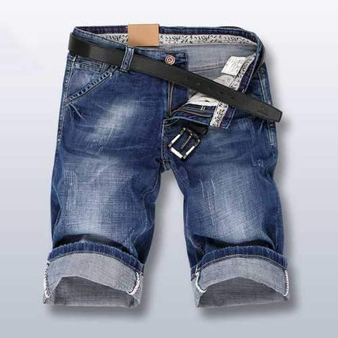 30-40 Stitching Short Jeans