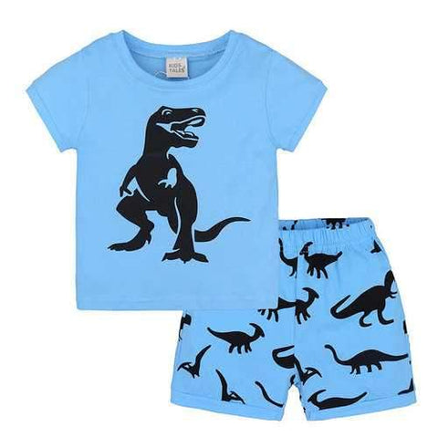 2Pcs Dinosaur Boys Clothing Set