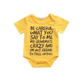 Letter Baby Summer Romper For 0-24M