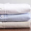 Flax Pure Color Shirts